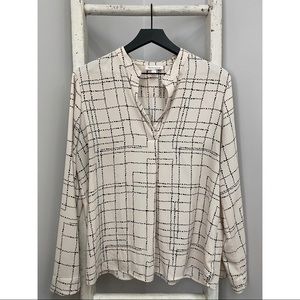 Prologue Black and Cream Blouse